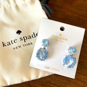 Kate Spade CZ drop earrings